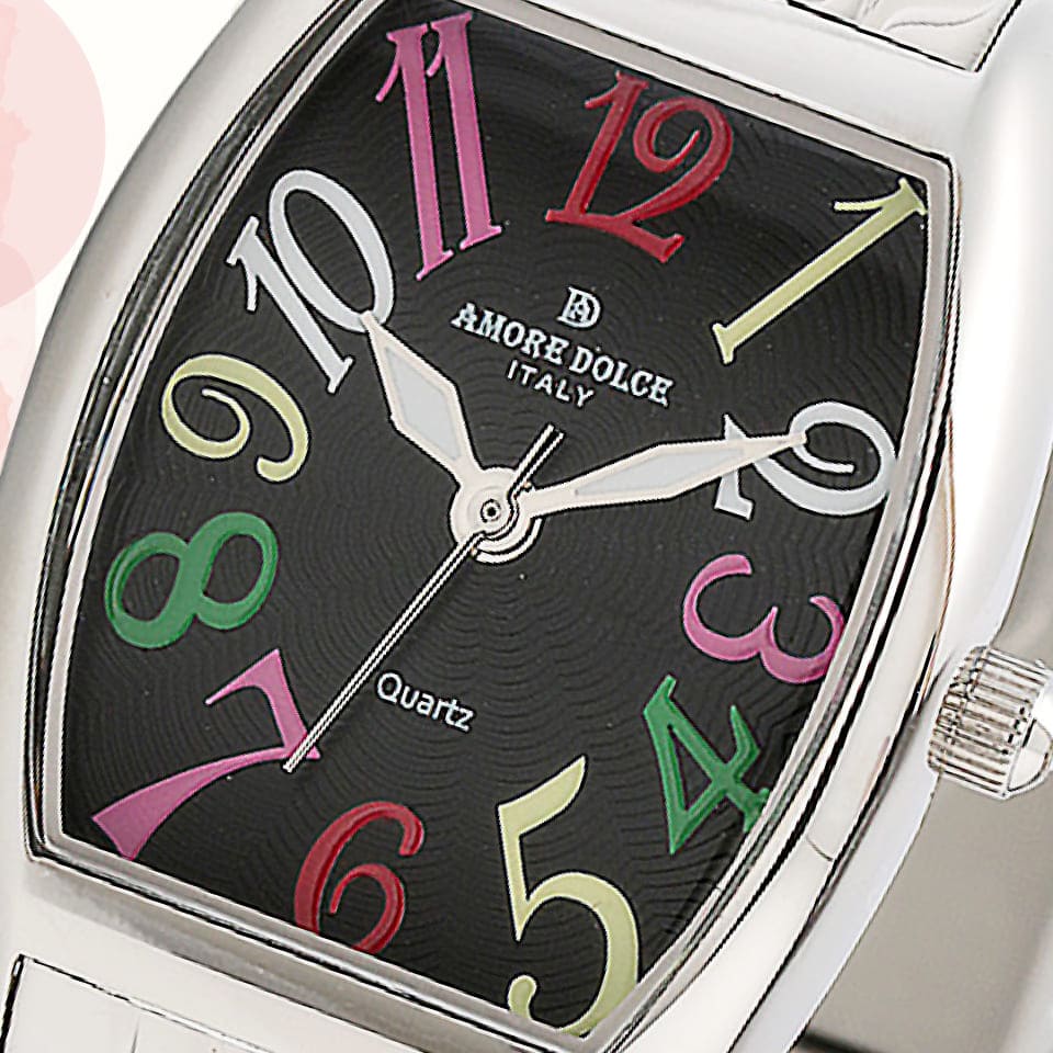 パナシア】 AMORE DOLCE 腕時計 レディース AD18302SS SSBKCL クオーツ