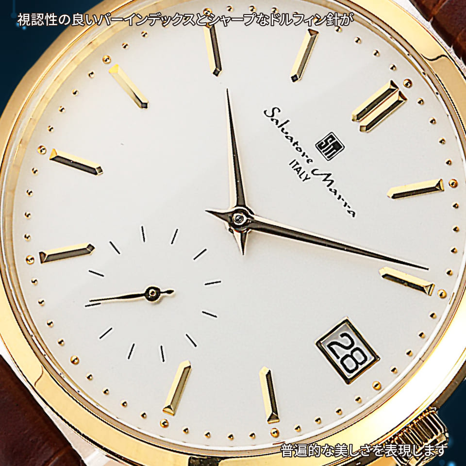 パナシア】 Salvatore Marra 腕時計 メンズ SM22106 GDWH
