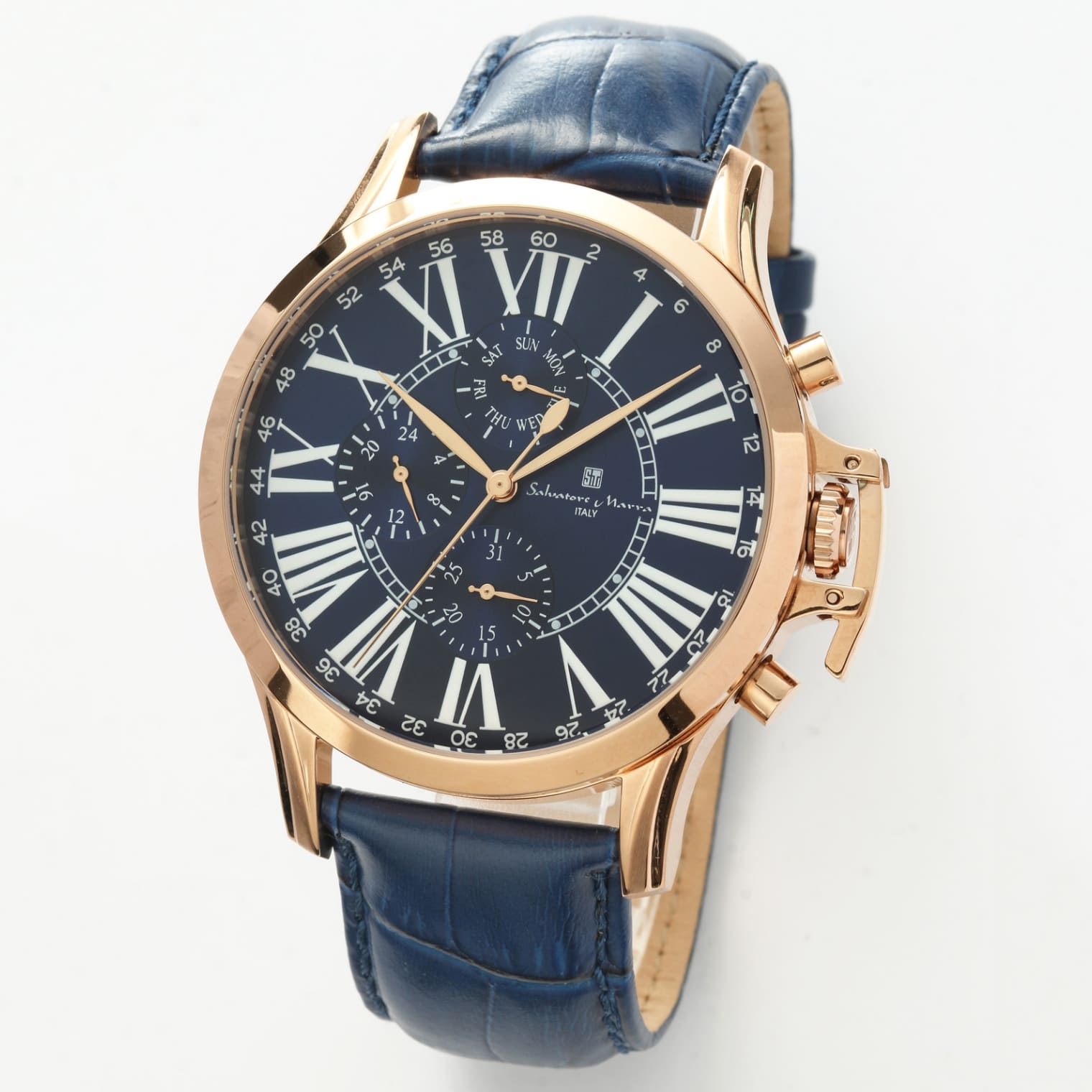 最新品安いSalvatore Marra(サルバトーレマーラ)クオーツ腕時計 腕時計(アナログ)
