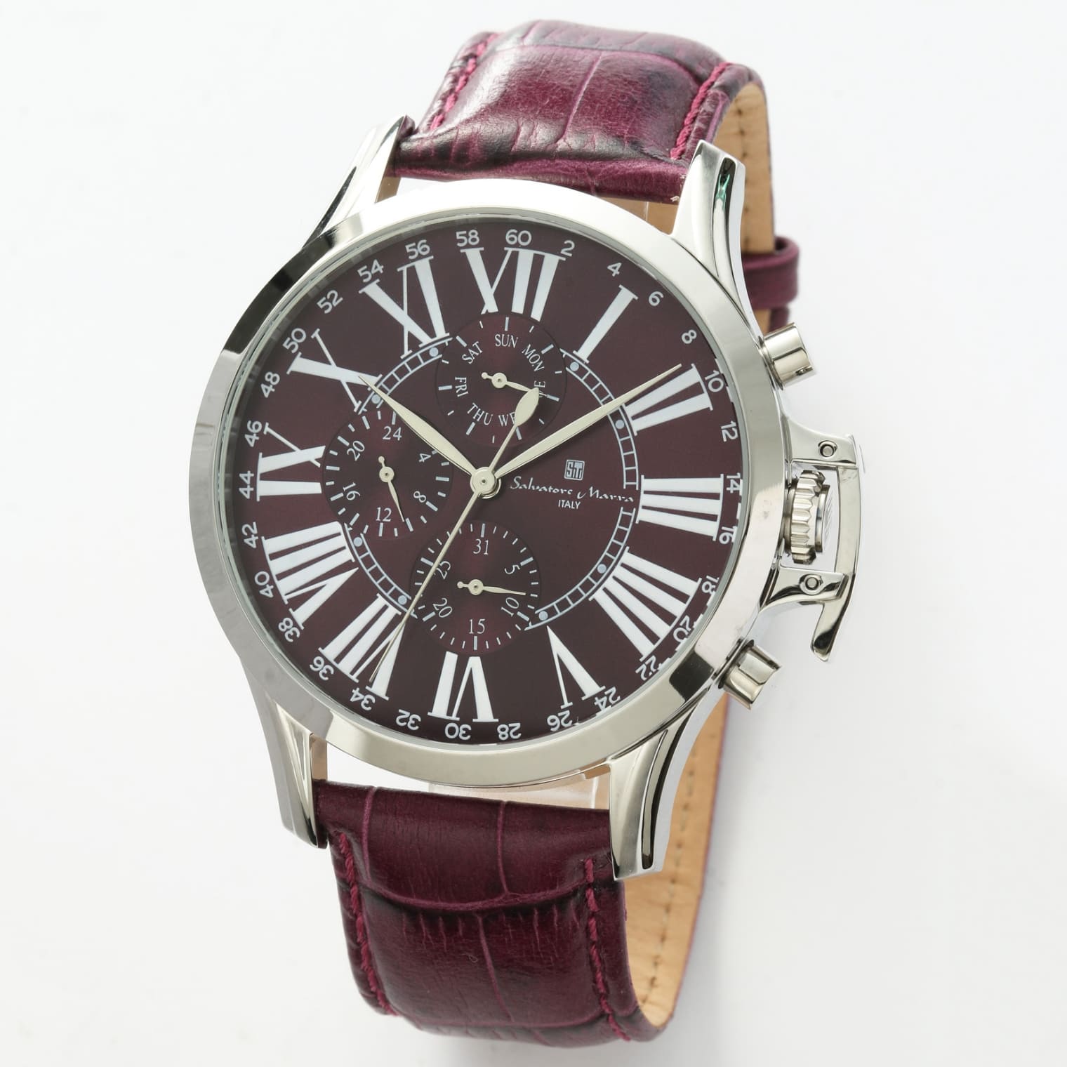 パナシア】 Salvatore Marra 腕時計 メンズ SM23101 SSPL クオーツ